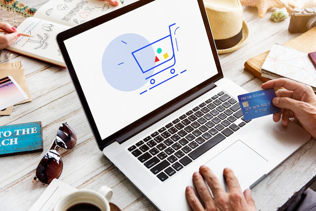 showing cart trolley shopping online sign graphic 53876 139718